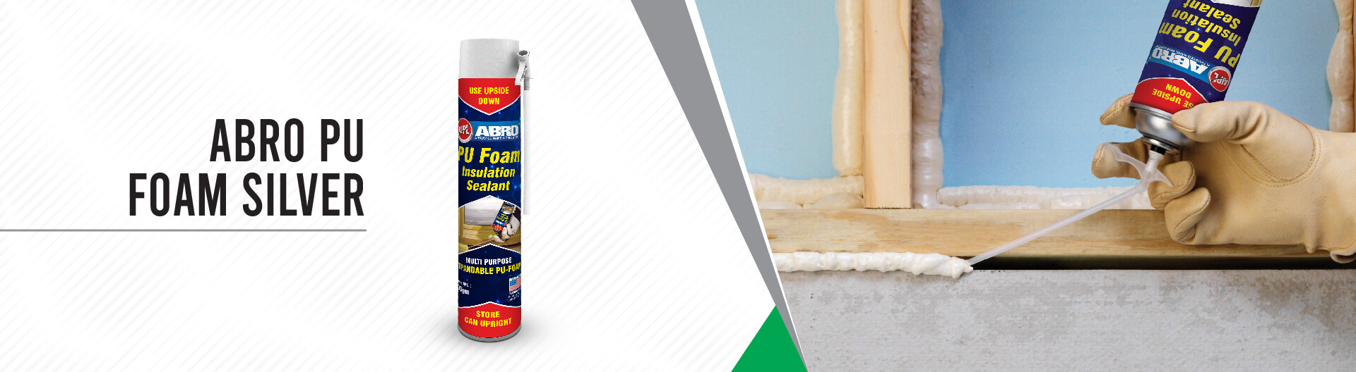 ABRO PU FOAM SILVER